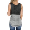 thumbnail image 3 of HAPIMO Women's Summer Tank Tops Colorblock Print Tops Tunic Ribbed Camisole Sleeveless Shirts for Girls Casual Cozy Camis Vest V-Neck Blouse Savings Black L, 3 of 6