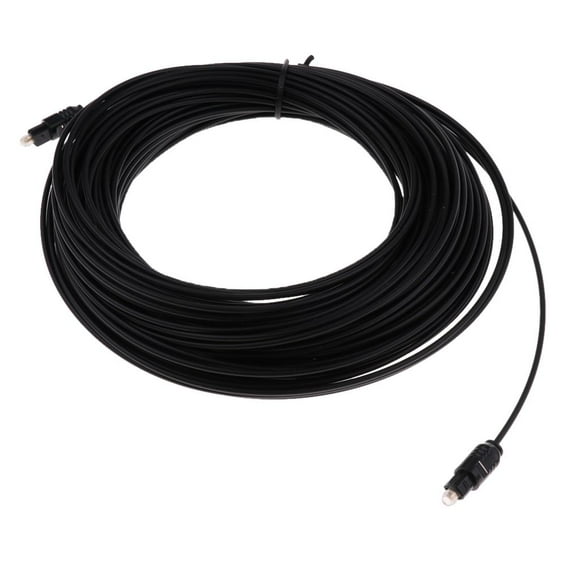 Cable de audio digital óptico de fibra óptica Toslink macho a macho 30 millones