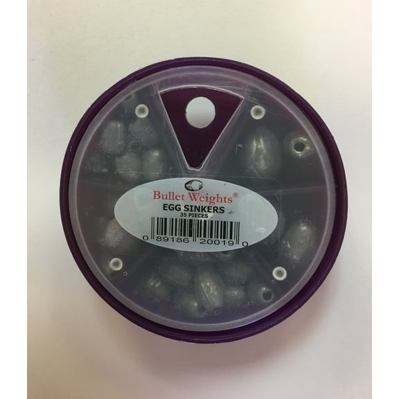 Bullet Weights® ESA-16 Lead Egg Sinker Assortment Fishing Weights