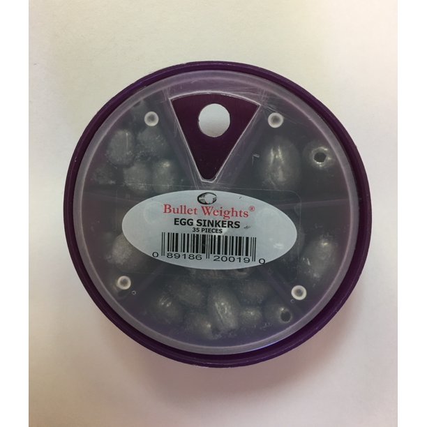 Bullet Weights® ESA16 Lead Egg Sinker Assortment Fishing Weights