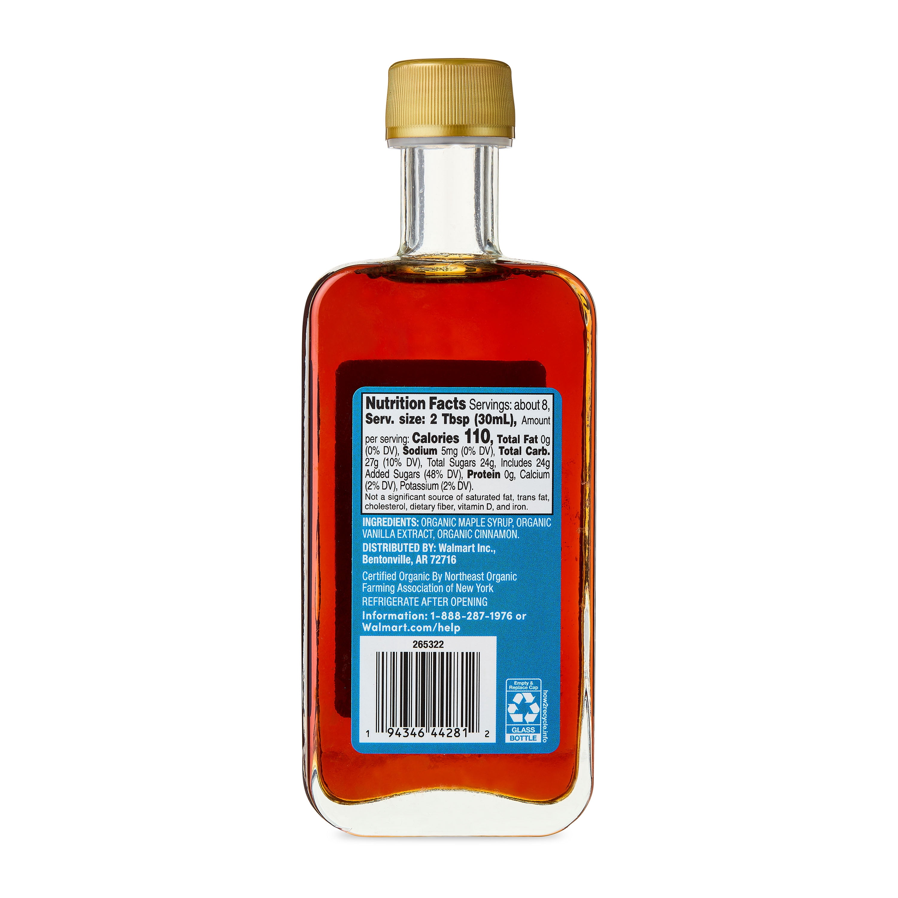 bettergoods Cinnamon Vanilla Maple Syrup, 8.5 fl oz