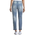 thumbnail image 2 of Nanette Lepore Embroidered Distressed Boyfriend Ankle Jeans, Flower Power Wash - 10, 2 of 2