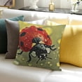 thumbnail image 3 of BANET Square Throw Pillow Covers Water Droplets Design Pillow Cases Decorative for Home Bedroom Sofa Pillowcases Standard 18x18in, 3 of 5