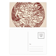 thumbnail image 1 of Chinese DRAGON PHOENIX volar retrato animal Set cumpleaños gracias tarjeta postal correo lado 20pcs, 1 of 3