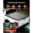 thumbnail image 5 of KFFKFF Hard Tri-Fold Truck Bed Tonneau Cover, Compatible with 2019-2025 Chevy/GMC Silverado/Sierra 1500 5.8 ft (70 in) Bed with MultiPro/Flex Tailgate (Excludes CarbonPro), 5 of 9