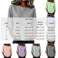 thumbnail image 3 of Neewe Women's Casual 3/4 Sleeve T Shirts Round Neck Tunic Blouses Color Block Basic Tee Tops Loose Fit Summer Shirt, 3 of 6