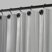 Acento 72" x 72" Clear PEVA Shower Curtain Liner with Metal Grommets and Magnetic Hem