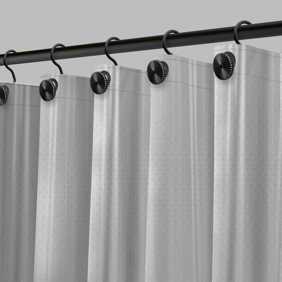 Acento 72" x 72" Clear PEVA Shower Curtain Liner with Metal Grommets and Magnetic Hem
