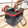 thumbnail image 3 of Fishing Bucket  6gallon/8gallon/10gallon Foldable Fish Live Container Multi-functional Bait Outdoor Camping Eva Bag And Protection, 3 of 7