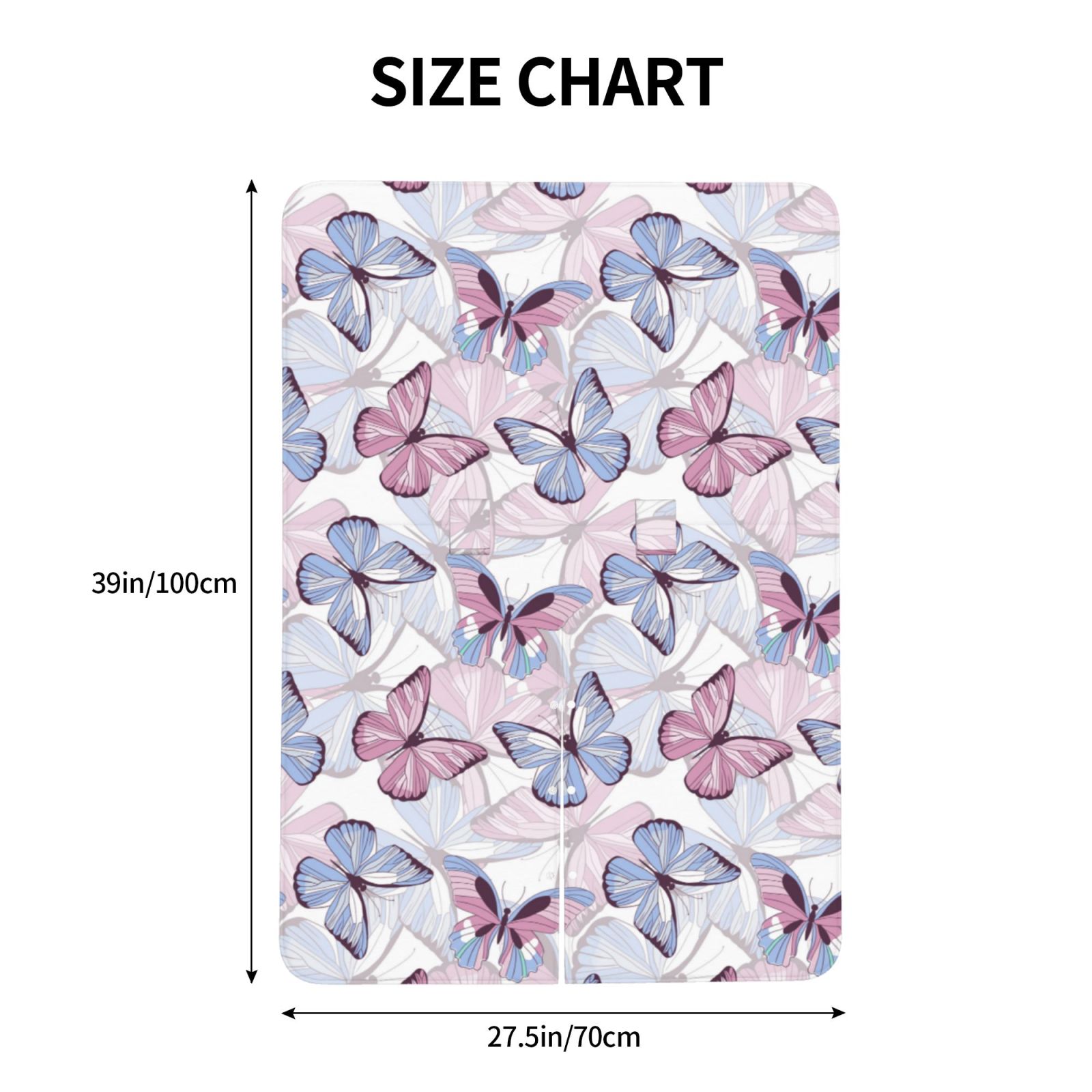 Car Seat Cover Baby - Butterflies in Pastel Breathable Infant Car Seat Cover for Baby Carseat, Lightweight Comfort Baby Essentials Must Haves Newborn Stuff for Girl Boy