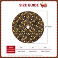 thumbnail image 2 of Sikiie Flying Furry Honey Bees Nativity Christmas Tree Skirt, Jesus Christian Winter Holiday Tree Mat Decoration(30-48IN)48", 2 of 6