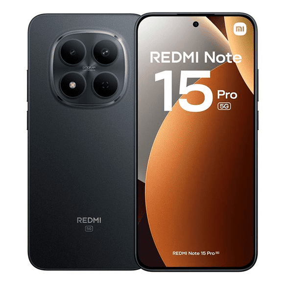 Smartphone Xiaomi Redmi Note 15 Pro 5G 8+512GB Negro Desbloqueado