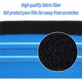 thumbnail image 3 of 4 Inch Plastic Felt Edge Squeegee Tool Vinyl Squeegee for Window Tint, Wallpaper, Decal Sticker, Blue, 2Pcs, 3 of 5