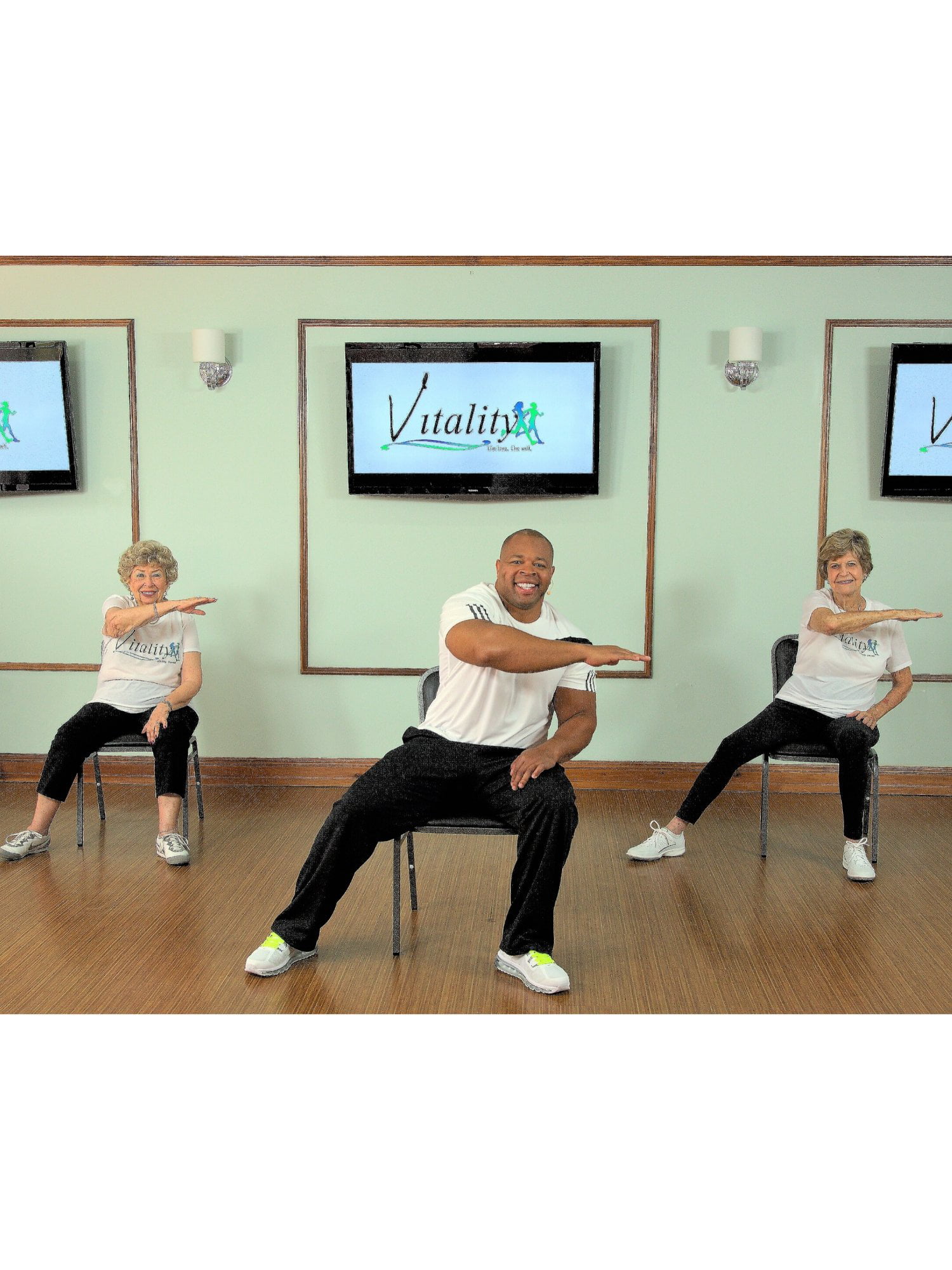 Vitality with Curtis Adams Chair Exercise DVD for Seniors, Simply