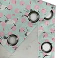 thumbnail image 4 of Ambesonne Grommet Curtain, , 50"x63", Pale Pink and Mint Green, 4 of 5