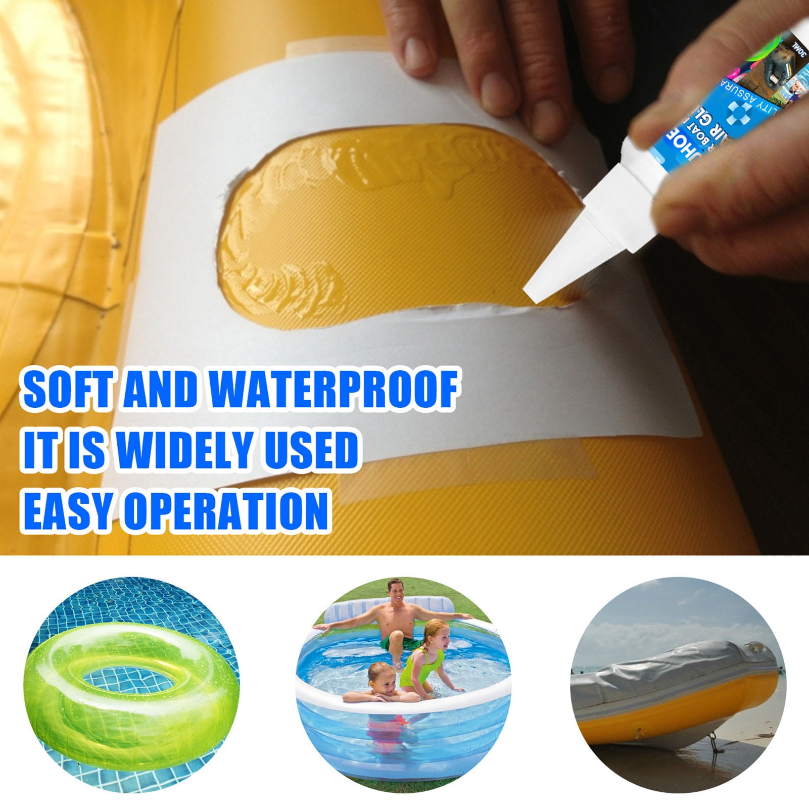 FOR INFLATABLE TOY Repair Patch Glue Strong Glue Outdoors&Indoors 45 Grams  $17.30 - PicClick AU