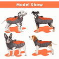 IDOMIK Waterproof Dog Winter Coat Dog Jacket with Reflective Strips