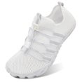 thumbnail image 1 of Zapatillas acuáticas L-RUN para senderismo para mujer y hombre descalzo, color blanco EU42, 1 of 6