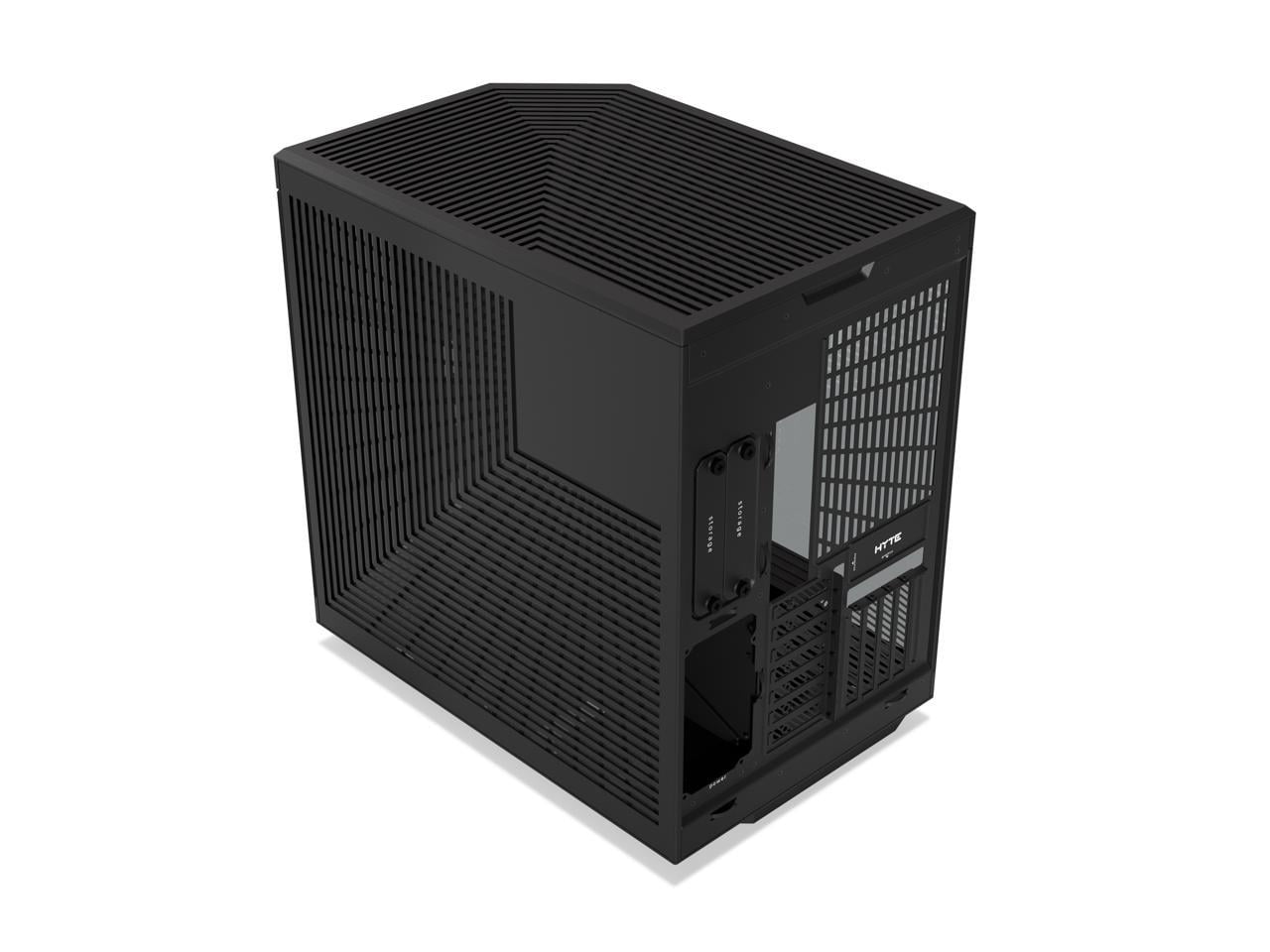 HYTE Y70 CS-HYTE-Y70-B Dual Chamber Mid-Tower ATX Case with PCIe 4.0 Express Riser Cable Included, Black