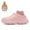 Pink, variant on LASUDRAA Women's Cotton Shoe Winter Snow Warm Waterproof Nurse Shoes Chef Anti Slip Work Shoes Plush Lined Slip-On Sneaker
