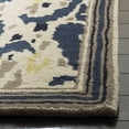 thumbnail image 3 of SAFAVIEH Martha Stewart Ikat Pendant Bordered Wool Area Rug, Clove, 5' x 8', 3 of 7