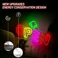 thumbnail image 2 of Y YUNHSOM 3D Stereoscopic Open Neon Sign,USB Power LED Light sign 16.7*9.8 Inch Adjustable Brightness for Shops, Restaurants, Bar Hotel, 2 of 7
