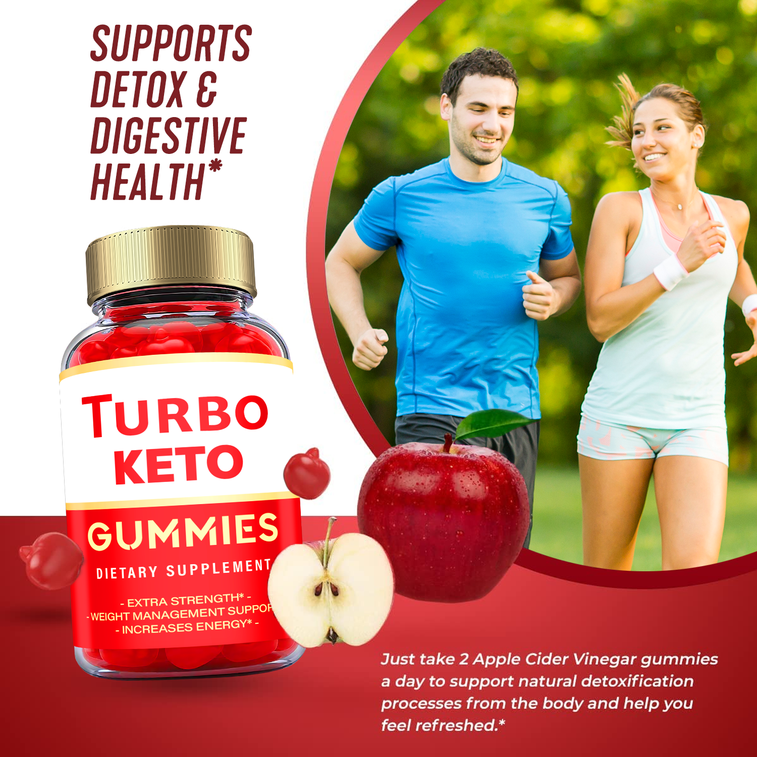 (2 Pack) Turbo Keto ACV Gummies - Supplement for Weight Loss - Energy & Focus Boosting Dietary Supplements for Weight Management & Metabolism - Fat Burn - 120 Gummies