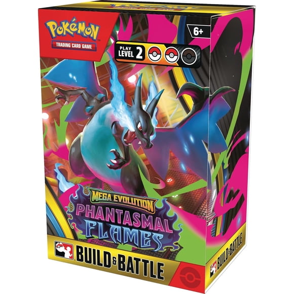 Pokemon TCG: Mega Evolution - Phantasmal Flames Build & Battle Box