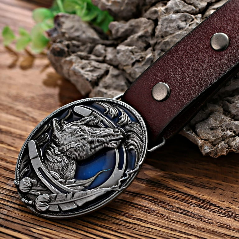 KDG Vintage Celtic Knot Belt Buckle, Fashion Western Belt Buckle Cowboy  Belt Buckle for Men 