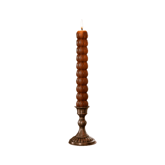 Pumpkin-Shaped Candles, 10'' Realistic Stacked Pumpkin Taper Candles for Fall Halloween Thanksgiving Home Decor