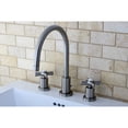 thumbnail image 2 of Kingston Brass Widespread Bathroom Faucets In Polished Nickel Finish KS8926ZX, 2 of 4