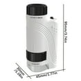 thumbnail image 3 of 60-120X Portable Microscope for Kids Science Experiments with LED Light Handheld Magnifier for Outdoor Classroom Learning Educational Toy Specimen Observation Tool, 3 of 3