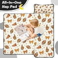 thumbnail image 4 of Football and Cheer Goods Pattern Toddler Nap Mats for Kids Preschool,Sleeping Mat Bag or Kids,Toddler Sleeping Bag,Toddler Nap Mat or Daycare, 4 of 6