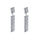 thumbnail image 3 of Aretes Largos A La Moda Con Zirconia, 3 of 3