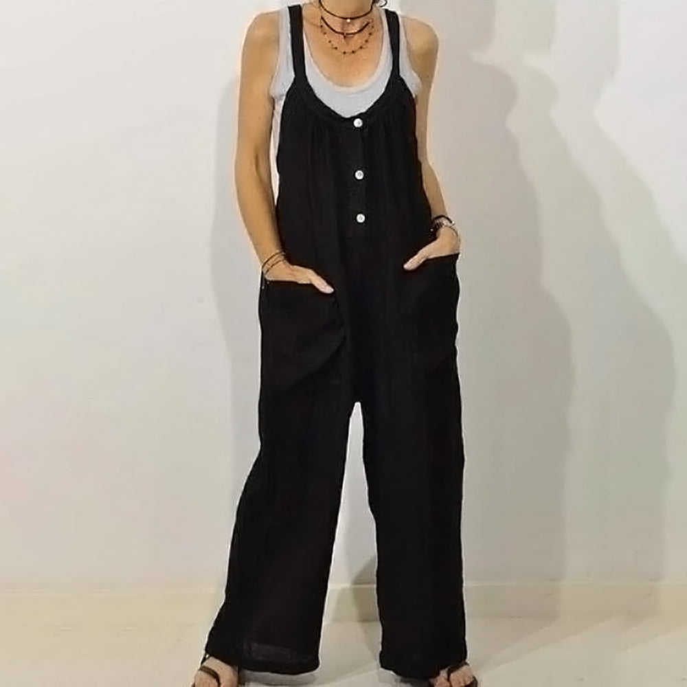 Bidobibo Womens Jumpsuit Dressy Striped Overalls Romper with Pockets Sleeveless Wide Leg Jumpsuits for Women Casual Bidobibo Womens Jumpsuit Dressy Striped Overalls Romper with Pockets Sleeveless Wide Leg Jumpsuits for Women Casual