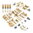 thumbnail image 4 of kusrkot 1/14 RC Cars Metal Spare Parts for 14209 14210 Rear Cup Sturdy DIY Accessory gold, 4 of 9