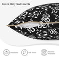 thumbnail image 5 of Susaid Snake Print Velvet Throw Pillow Covers Home Art Deco Pillowcase Square Pillow Case Cushion Cover for Bed Sofa Living Room Car Indoor and Outdoor-16"x16", 5 of 8