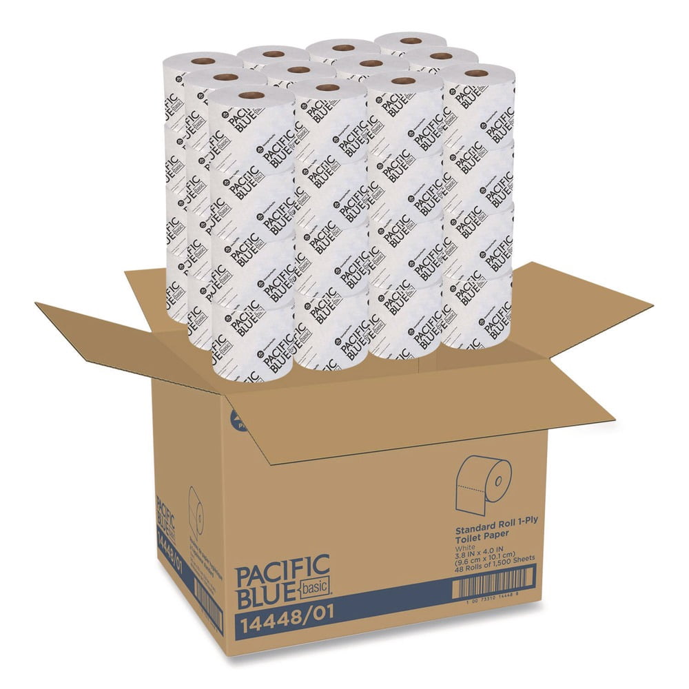 Georgia-Pacific Envision High-Capacity Standard Bath Tissue 1-Ply White 1500/Roll 48/Carton