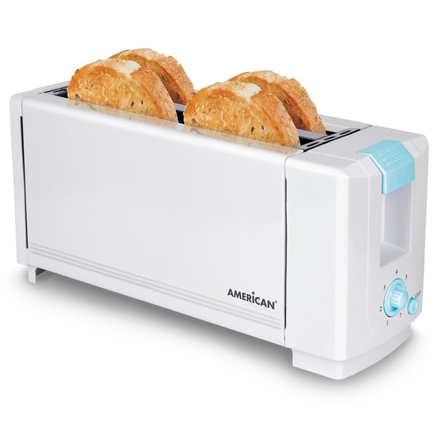 Tostador AMERICAN 5864 4 rebanadas 7 niveles BLANCO