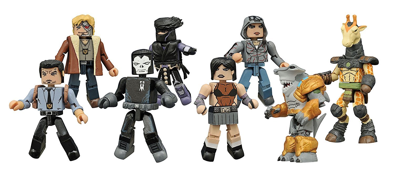 Comic Heroes Minimates Series Hack Slash Cassie Cypress Ruminant Spyrnus Chu Colby Set Walmart Com Walmart Com