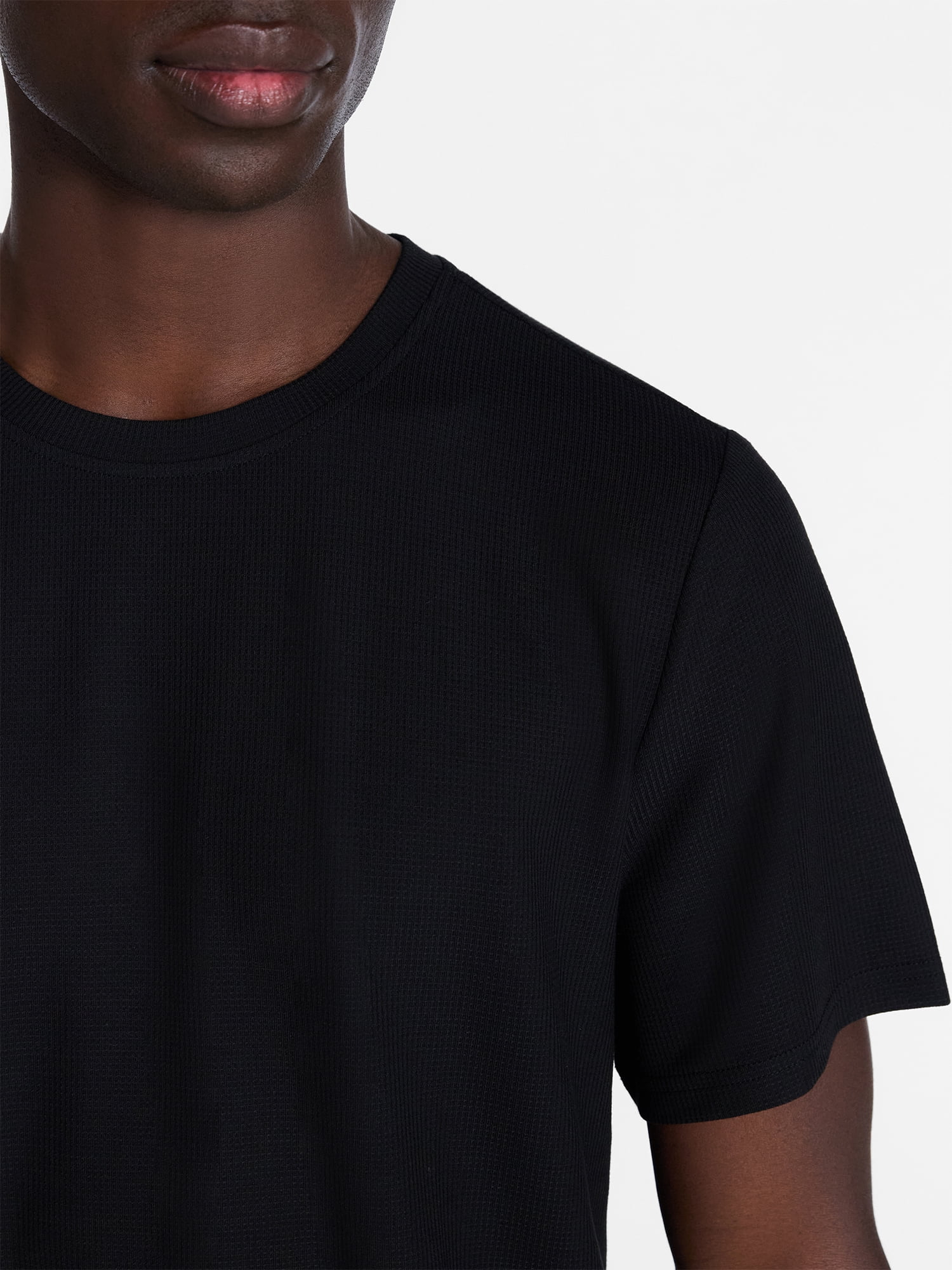 George Men's Waffle Knit Sleep Tee with Short Sleeves, Sizes XS-3XL