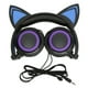 thumbnail image 2 of Auriculares Lindos para Niños, Diseño de Orejas de Gato, Diseño de Luz Led Plegable Alrededor de Un Buen Conuricular Con Cable de Sonido Para Niños Para Niños para, 2 of 7