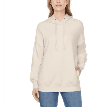 Buffalo David Bitton Women's Super Soft Pullover Hoodie with Side Pockets (US, Alpha, Large, Regular, Regular, Clear Opal)