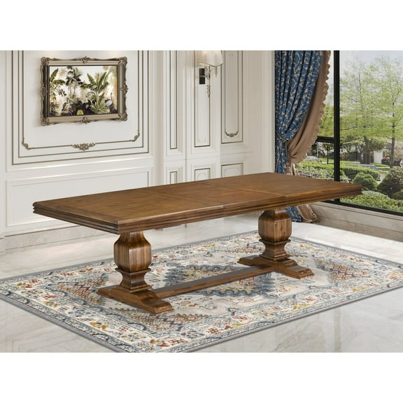 Luxe by East West Furniture Mid-Century Dining Table