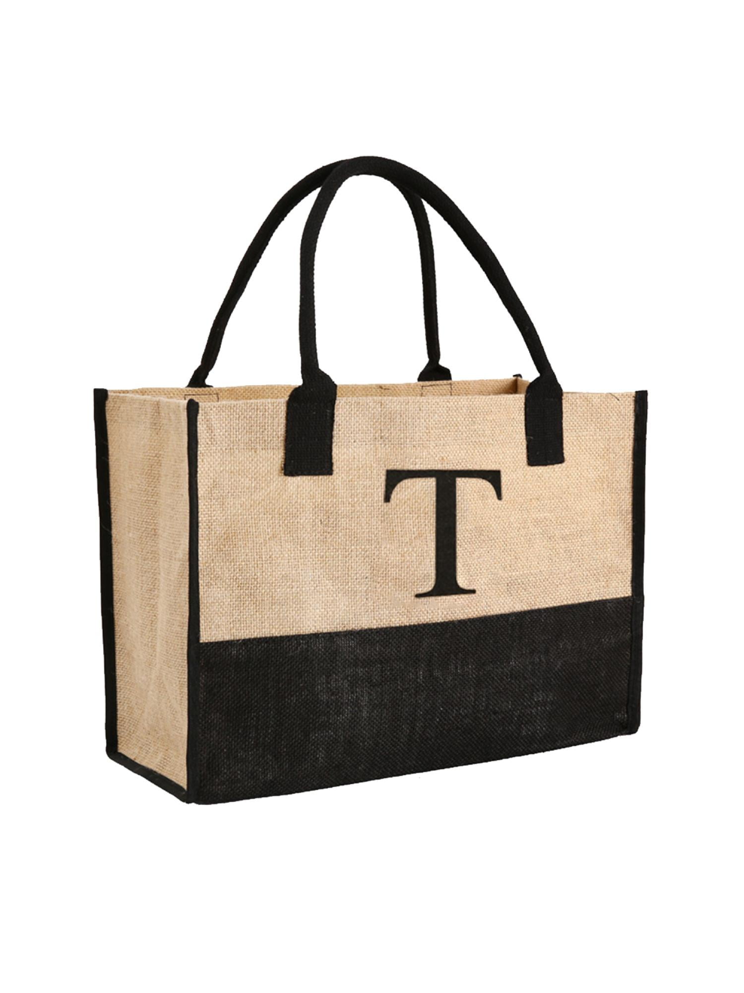 Xewsqmlo Reuseable Eco-friendly Burlap Jute Tote Shopping Bag Custom-printed Logo - Walmart.com