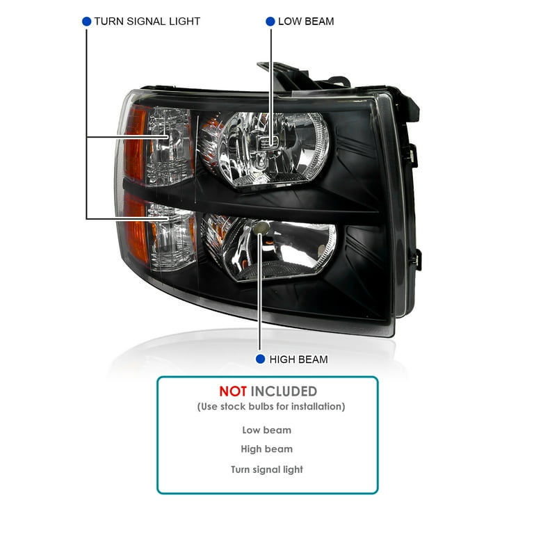 Headlights for 2008 silverado deals