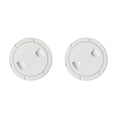 thumbnail image 3 of relayinert Marine Boat RV White Access Hatch Cover Plate Screw Deck Out 4 inch 2PCS, 3 of 6
