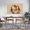 thumbnail image 5 of A Cute Rabbit with Drooping Ears Canvas Art Poster And Wall Art Picture Print Modern Family Bedroom Decor Posters,Unframe-style,08x12inch(20x30cm), 5 of 8