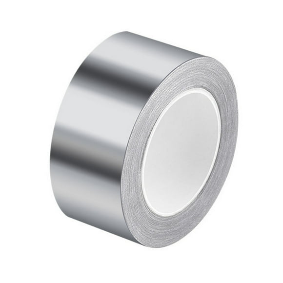 Premium Silver Aluminum Tape, Foil Tape, Metal Tapes with Adhesive Backing for Ductwork, Heavy Duty Duct Tape for Heat Insulation, HVAC, Dryer Vents, Wrap Pipe, Repair Ducting