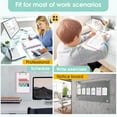 thumbnail image 3 of Plastic Clipboards1/ 2 Pack, A4 Clip Board 8.5x11 for Classroom, with Low Profile Clip, Office & School Supply ﻿, 3 of 7